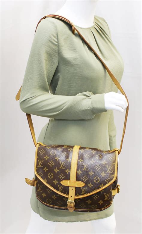 LOUIS VUITTON Monogram Saumur 30 1344618.